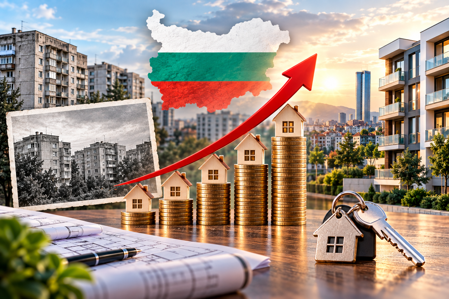 Цени на жилищата в България: Ръст от над 150% за 15 години